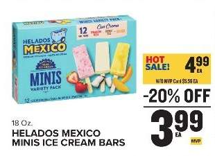 Helados Mexico Minis Ice Cream Bars