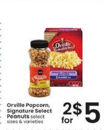 Orville Popcorn, Signature Select Peanuts