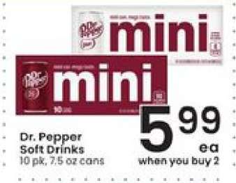 Dr Pepper Soft Drinks