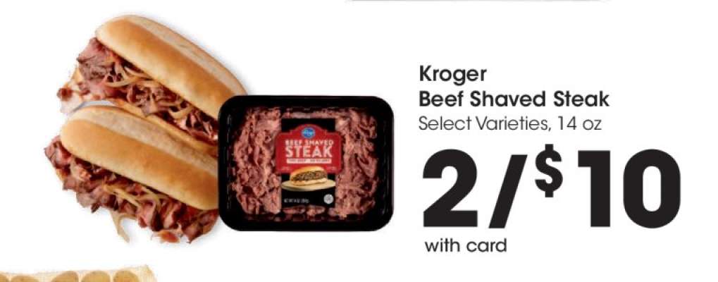Kroger Beef Shaved Steak