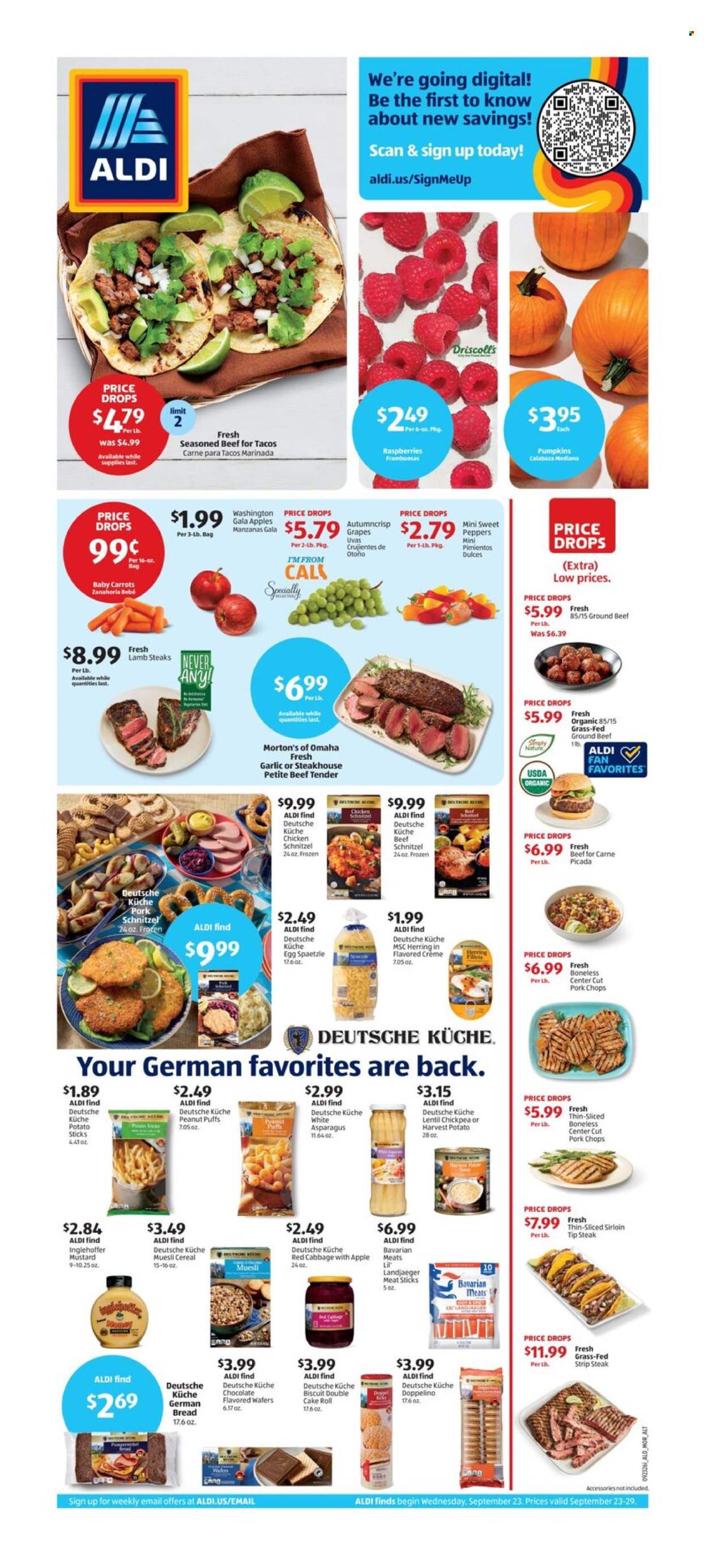 ALDI ad - 09/23/2026 - 09/29/2026. Page 1