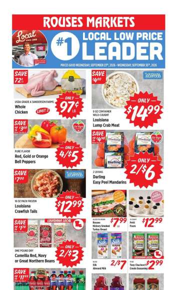 Rouses Markets Flyer - 09/23/2026 - 09/30/2026.
