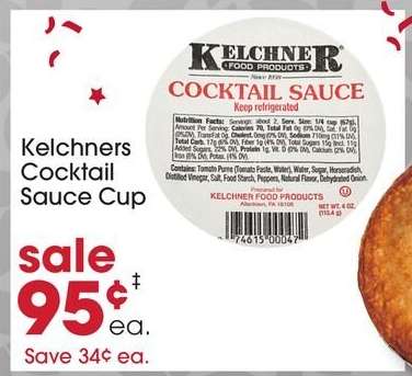 Kelchners Cocktail Sauce Cup