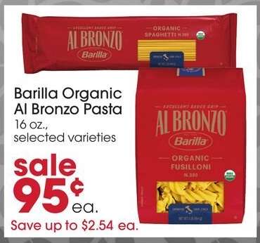 Barilla Organic Al Bronzo Pasta