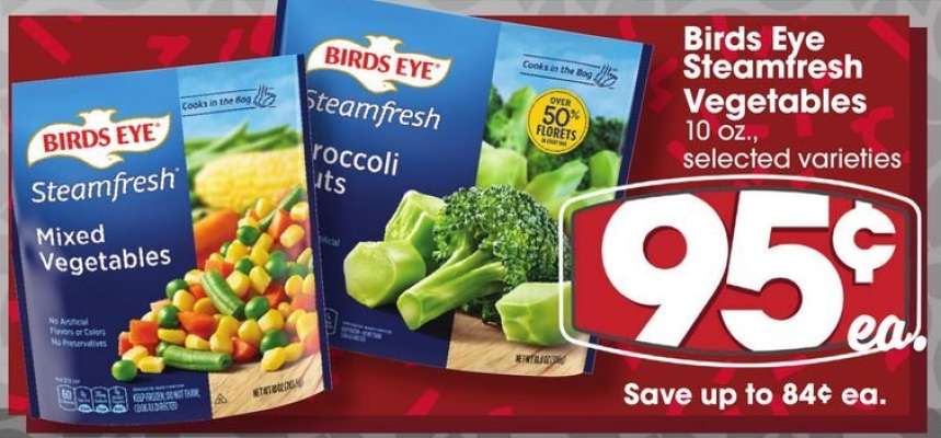 Birds Eye Steamfresh Vegetables