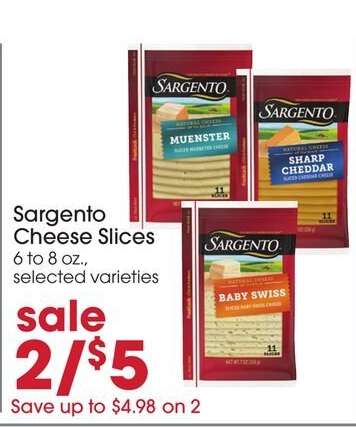 Sargento Cheese Slices*