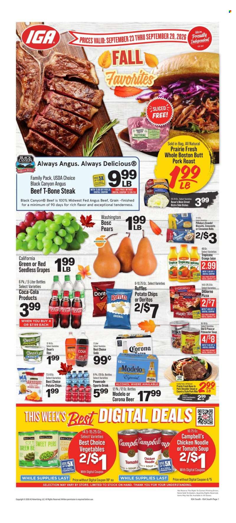 IGA Flyer - 09/23/2026 - 09/29/2026.
