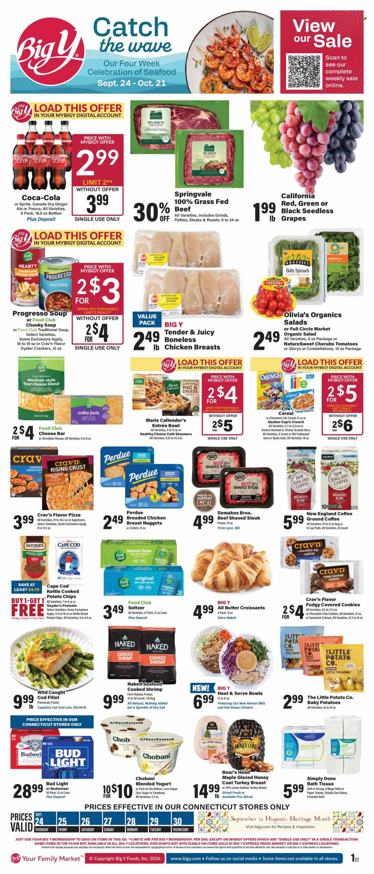 Big Y ad - 09/24/2026 - 09/30/2026. Page 1