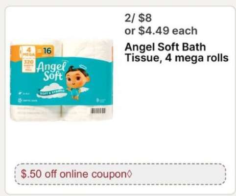 Angel Soft Bath Tissue