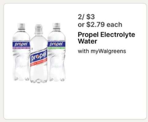 Propel Electrolyte Water*