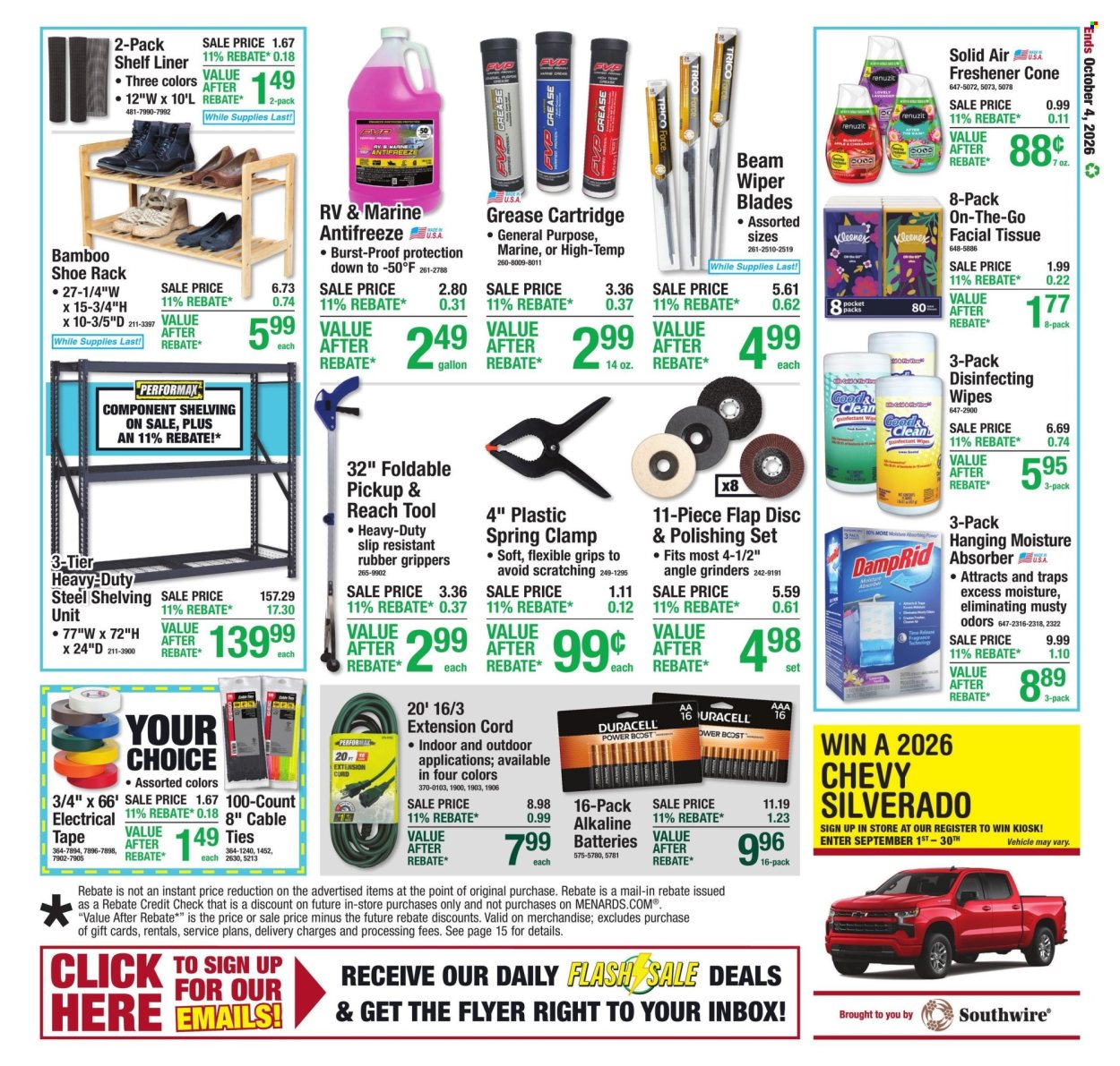 Menards ad - 09/24/2026 - 10/04/2026. Page 24