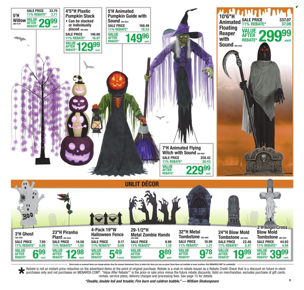 Menards ad - 09/24/2026 - 10/04/2026. Page 13