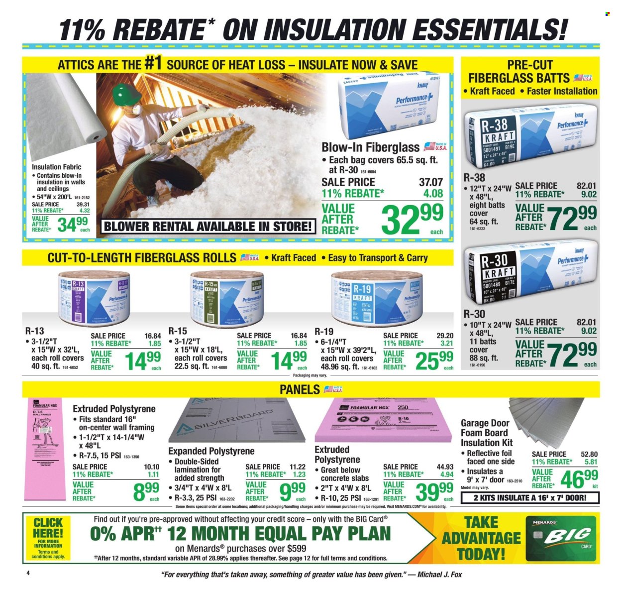 Menards ad - 09/24/2026 - 10/04/2026. Page 4