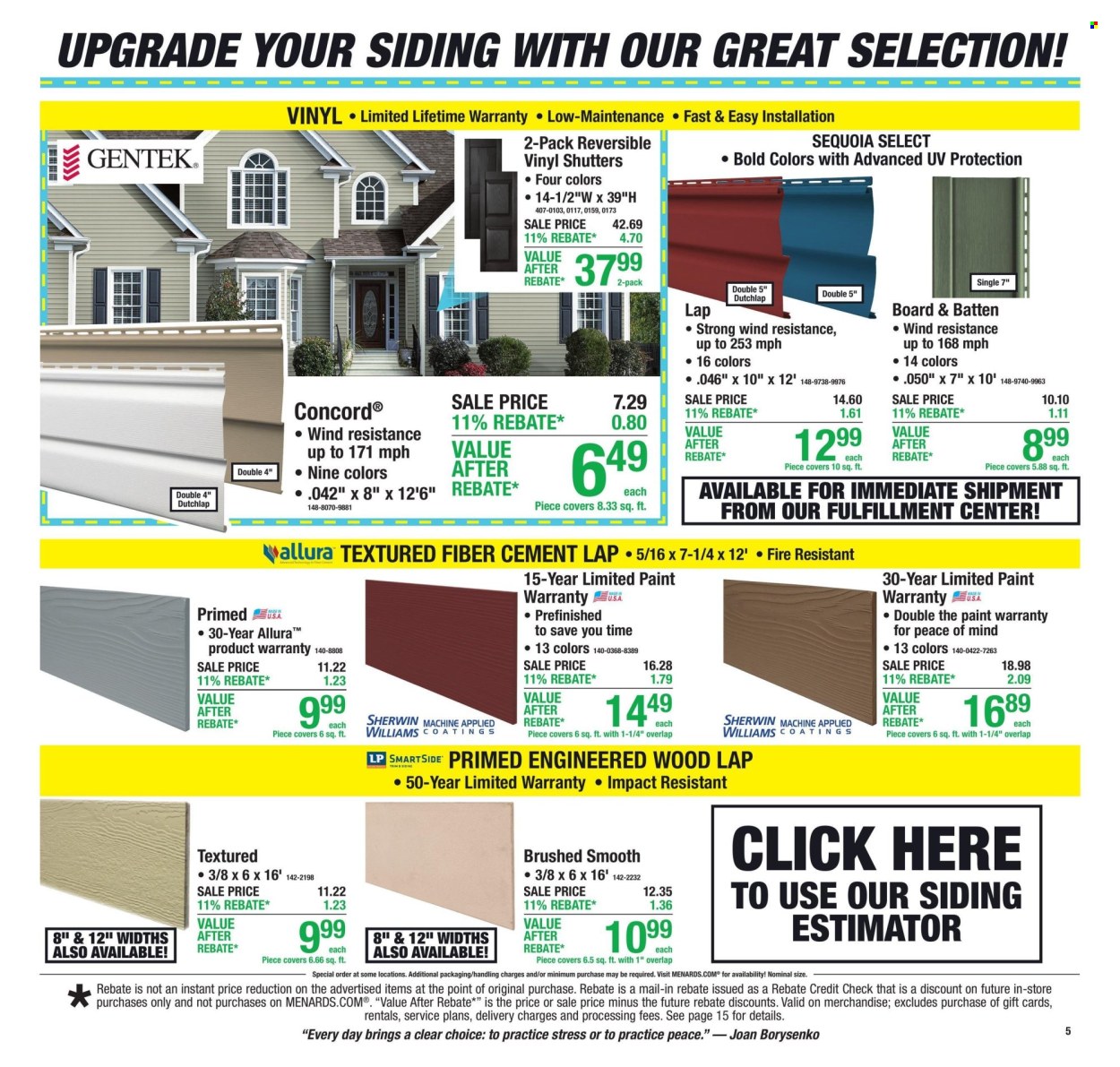 Menards ad - 09/24/2026 - 10/04/2026. Page 6