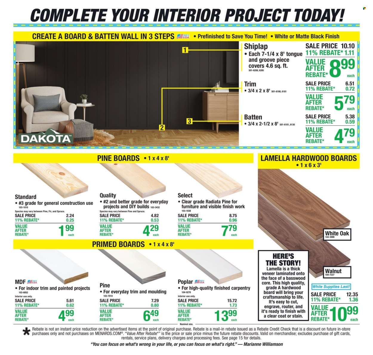 Menards ad - 09/24/2026 - 10/04/2026. Page 10