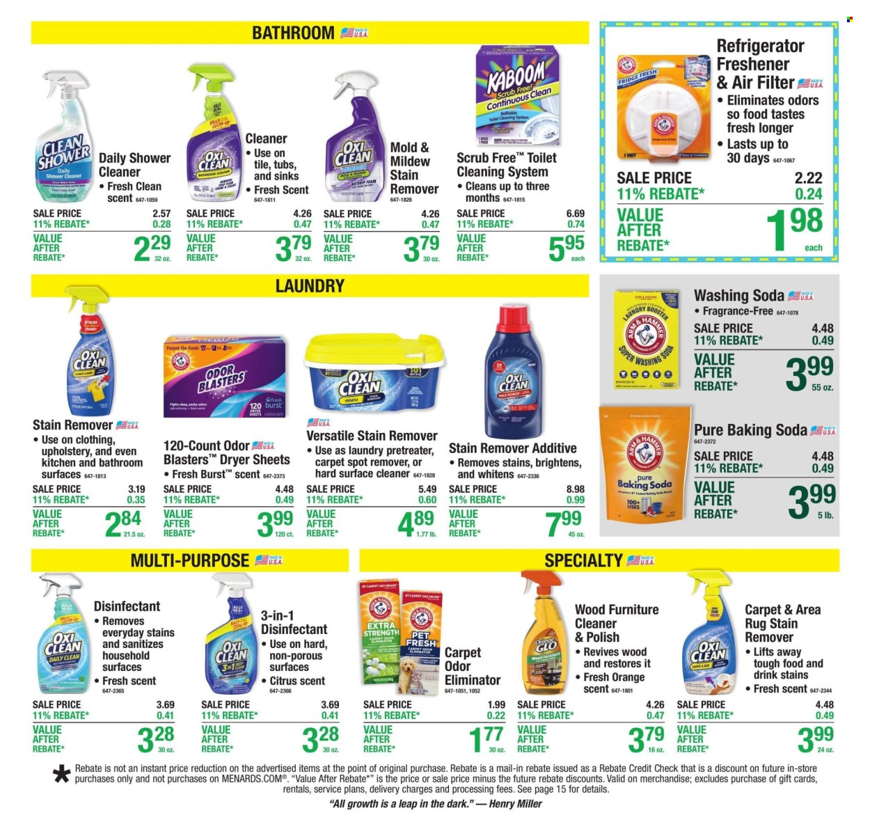 Menards ad - 09/24/2026 - 10/04/2026. Page 21