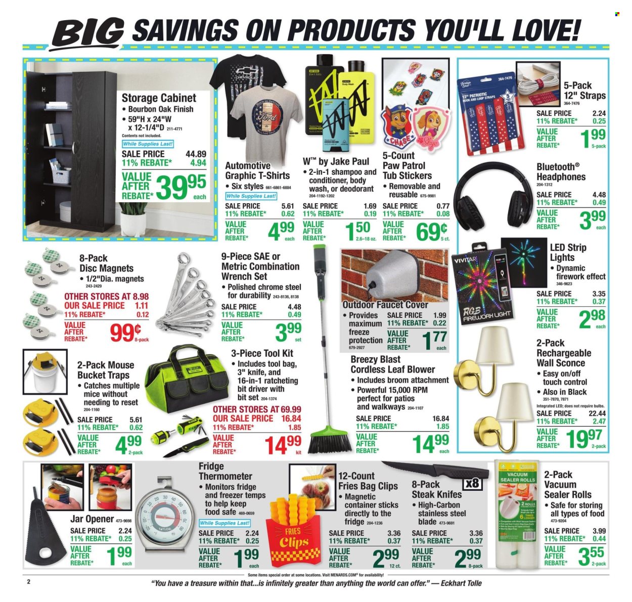 Menards ad - 09/24/2026 - 10/04/2026. Page 2