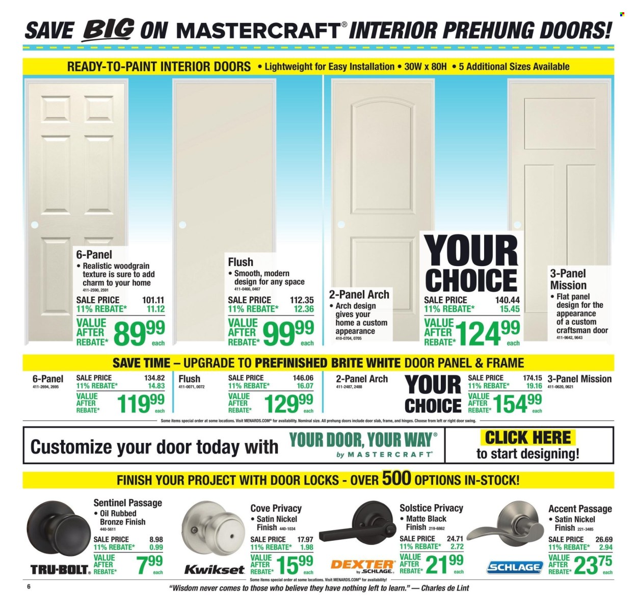 Menards ad - 09/24/2026 - 10/04/2026. Page 9