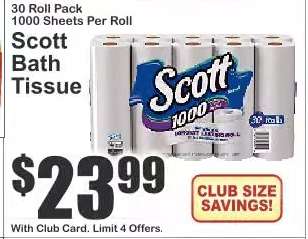 Scott Bath Tissue