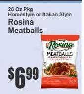 Rosina Meatballs