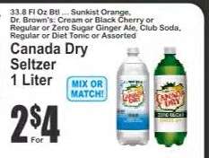 Canada Dry Seltzer