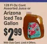 Arizona Iced Tea Gallon