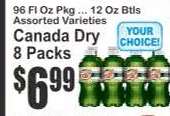 Canada Dry 8 Packs