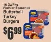 Butterball Turkey Burgers
