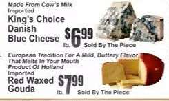 King's Choice Danish Blue Cheese