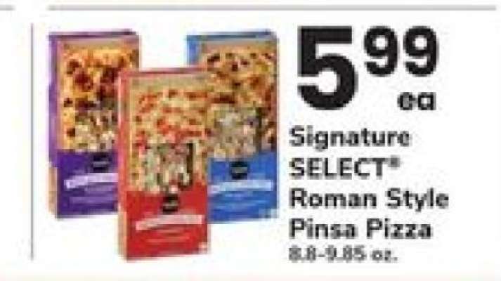 Signature SELECT Roman Style Pinsa Pizza