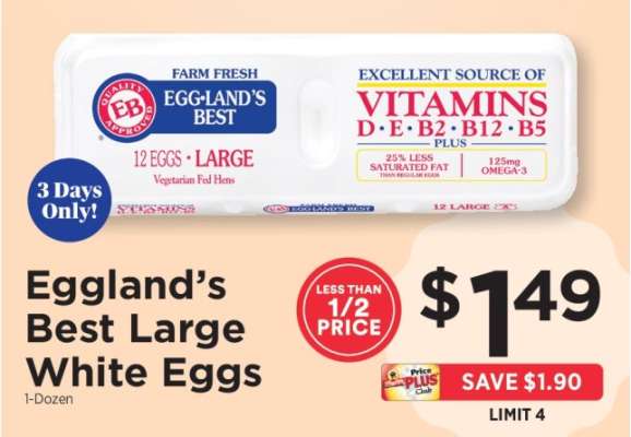 Eggland's Best Large White Eggs