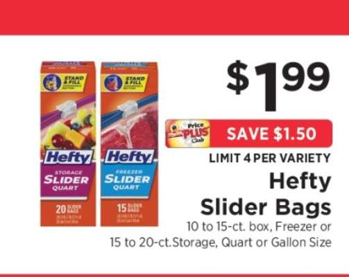 Hefty Slider Bags