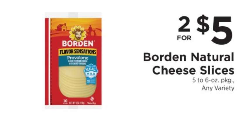 Borden Natural Cheese Slices