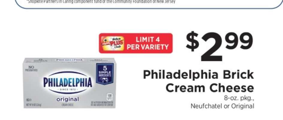 Philadelphia Brick Cream Cheese
