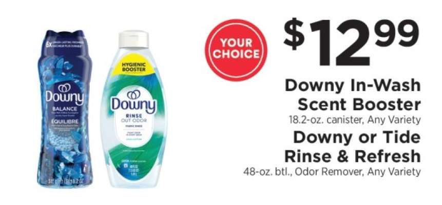 Downy In-Wash Scent Booster or Downy/Tide Rinse & Refresh