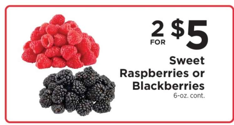 Sweet Raspberries or Blackberries