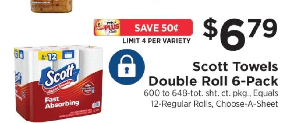 Scott Towels Double Roll 6-Pack