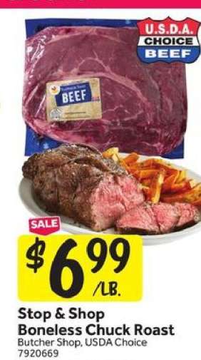 Stop & Shop Boneless Chuck Roast