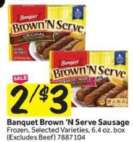 Banquet Brown'N Serve Sausage