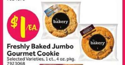 Freshly Baked Jumbo Gourmet Cookie