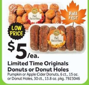 Limited Time Originals Donuts or Donut Holes