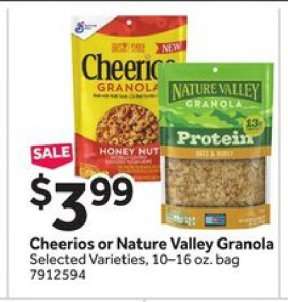 Cheerios or Nature Valley Granola