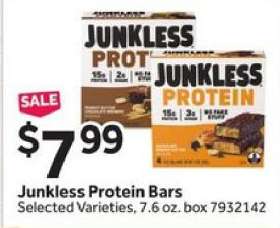 Junkless protein bars