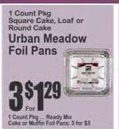 Urban Meadow Foil Pans