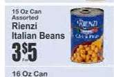 Rienzi Italian Beans