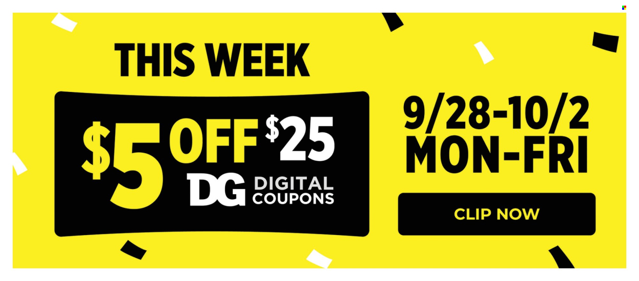Dollar General ad - 09/27/2026 - 10/03/2026. Page 3