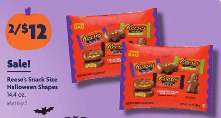 Reese’s Snack Size Halloween Shapes