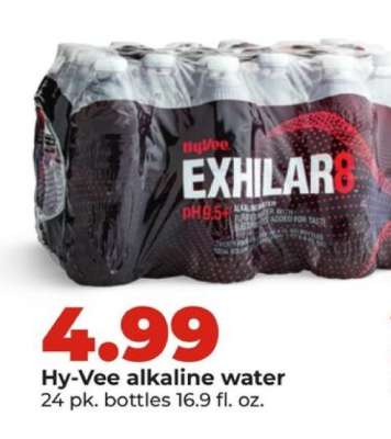 Hy-Vee alkaline water