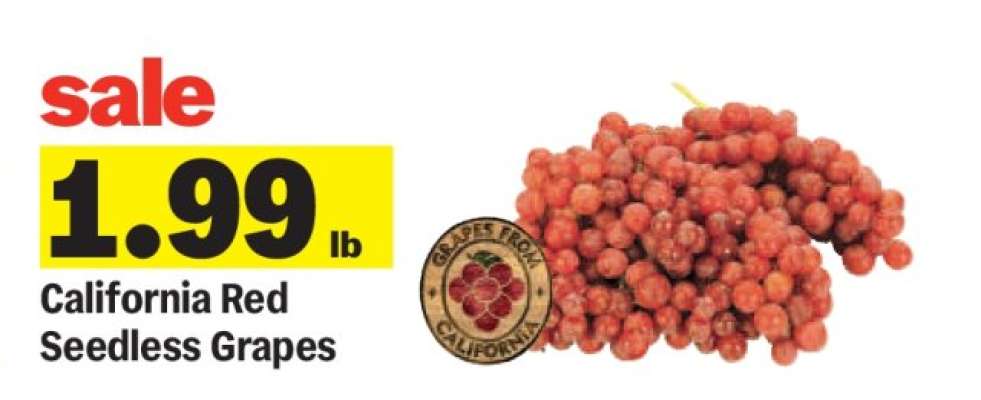 California Red Seedless Grapes