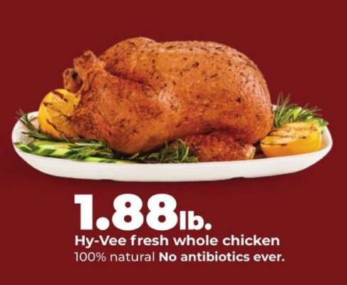 Hy-Vee fresh whole chicken
